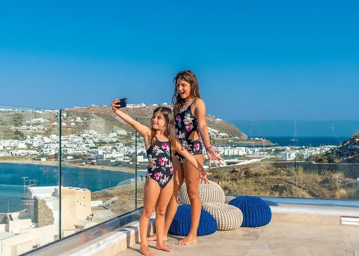 Corfos Blue Mykonos Апартаменты Орнос
