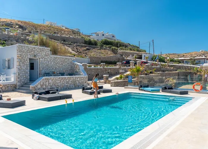Corfos Blue Mykonos Апартаменты Орнос